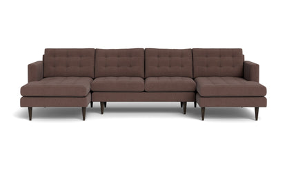 Wallace 126" Double Chaise U Sectional - Amigo II Dusk