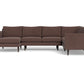Wallace Untufted Corner Sectionals w. Left Chaise