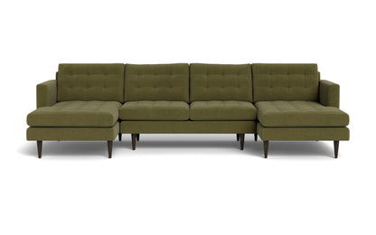 Wallace 126" Double Chaise U Sectional - Amigo II Garden