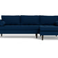 Ladybird Right Chaise Sectional - Bella Ink