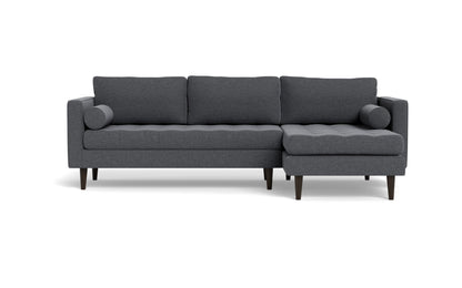 Ladybird Right Chaise Sectional - Bennett Charcoal