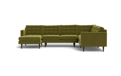 Wallace 131" Corner Sectionals w. Left Chaise - Dream Apple