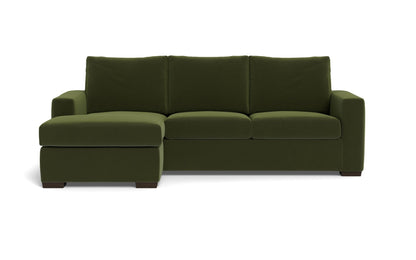 Mesa 101" Reversible Sofa Chaise - Dream Olive