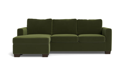 Track 87" Reversible Sofa Chaise - Dream Olive