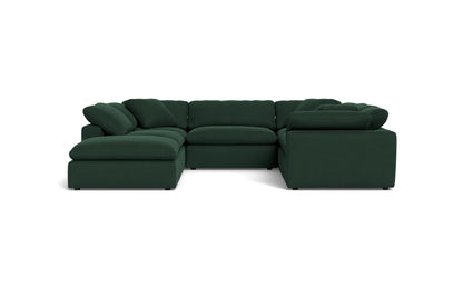 Fluffy 6 Piece Sectional W/Ottoman