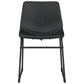 Black Dining Upholstered Side Chair (Set of 2)