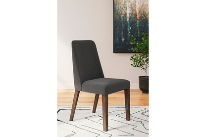 Lynn Charcoal Dining Chairs (Set of 2) -