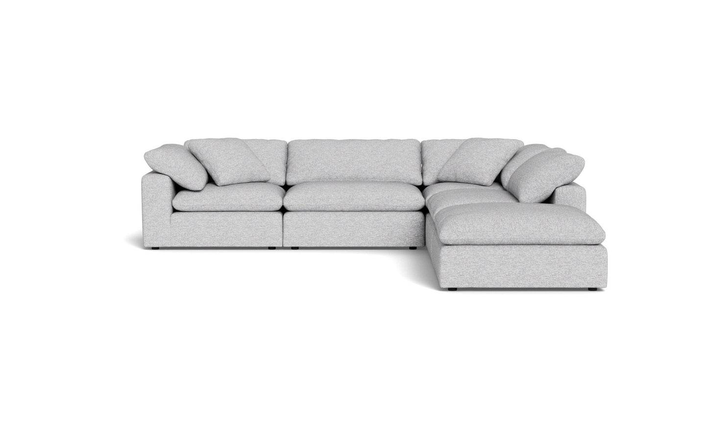 Fluffy 4 Piece Sectional w/Otto