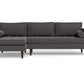 Ladybird Left Chaise Sectional - Cordova Eclipse