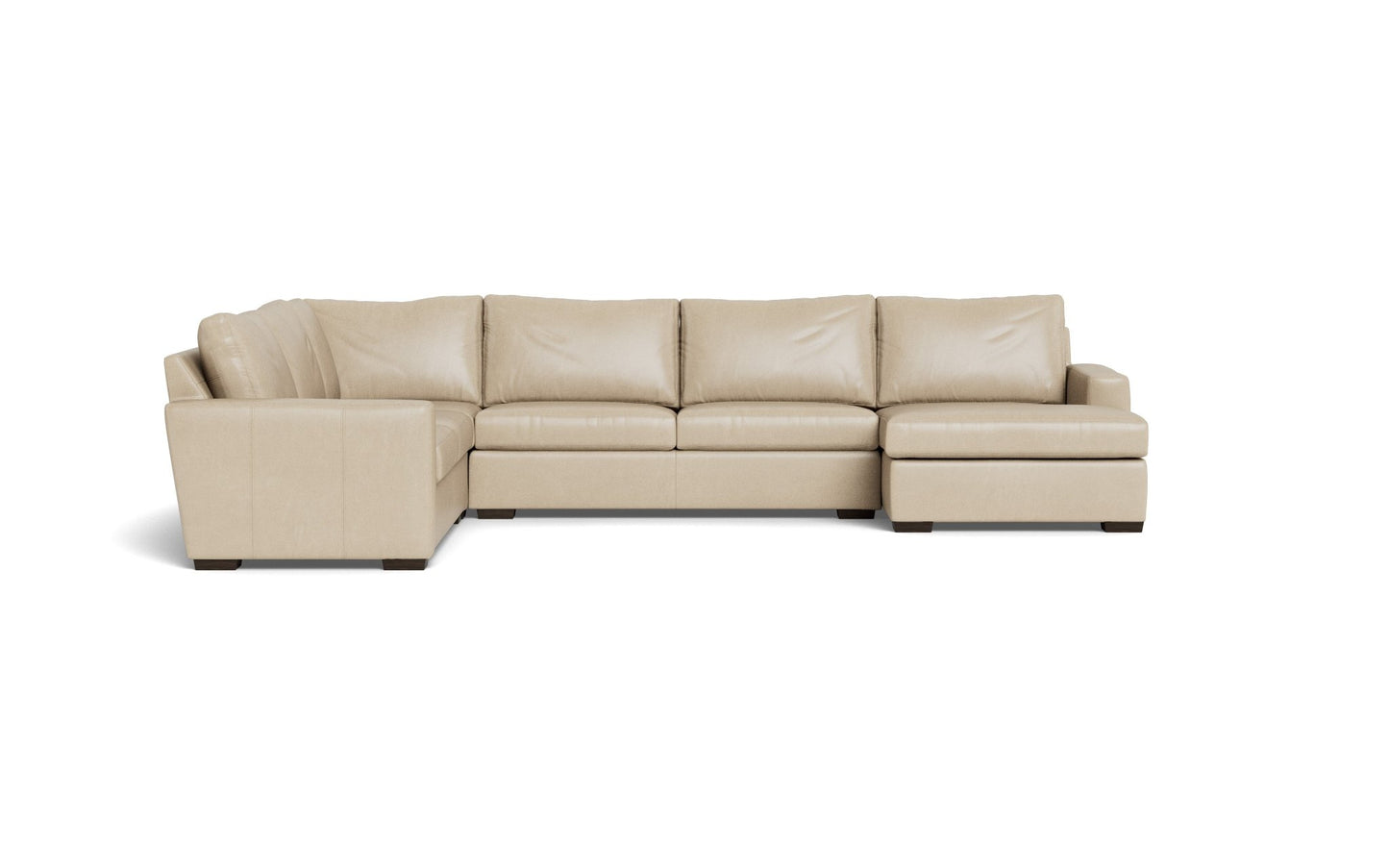 Mesa Leather Corner Sectionals w. Right Chaise