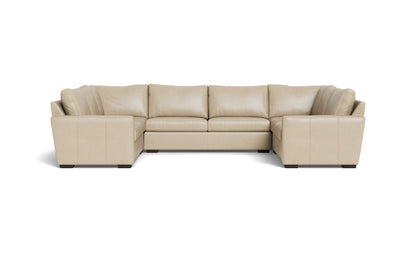 Mesa Leather Condo U Sectional