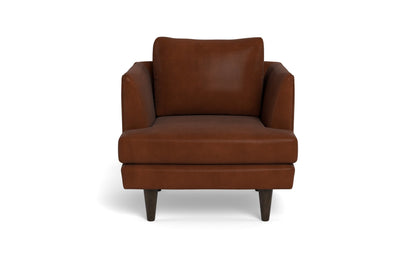 Rainey 35" Leather Arm Chair - EVER-LAST LEVERAGE