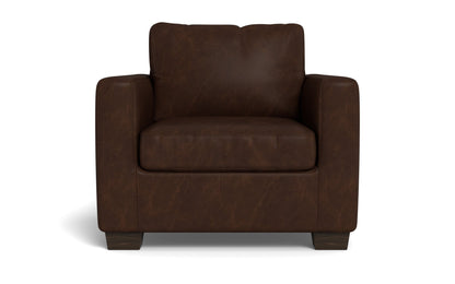 Track Leather Arm Chair