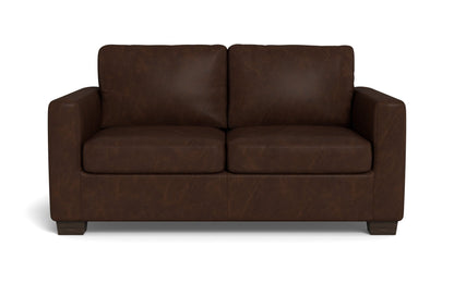 Track Leather Loveseat