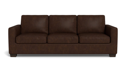 Track 87" Leather Queen Sleeper Sofa - CHEYENNE ARROWSHAFT