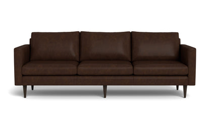 Wallace 98" Leather Untufted Estate Sofa - CHEYENNE ARROWSHAFT