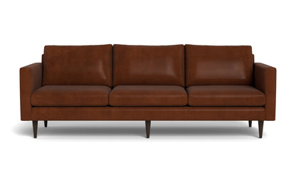 Wallace Leather Untufted Estate Sofa