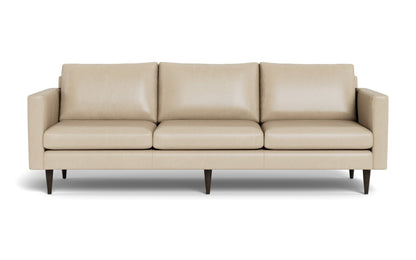 Wallace Leather Untufted Estate Sofa