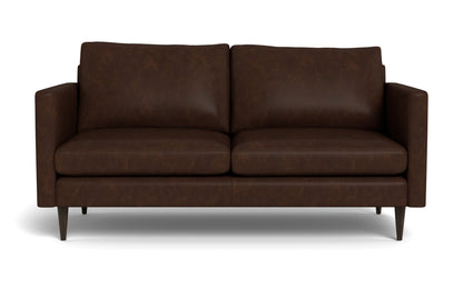 Wallace Leather Untufted Loveseat