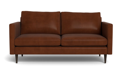 Wallace Leather Untufted Loveseat