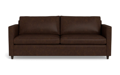 Wallace Leather Untufted 74" Queen Sleeper Sofa - CHEYENNE ARROWSHAFT