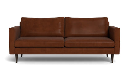 Wallace Leather Untufted Sofa