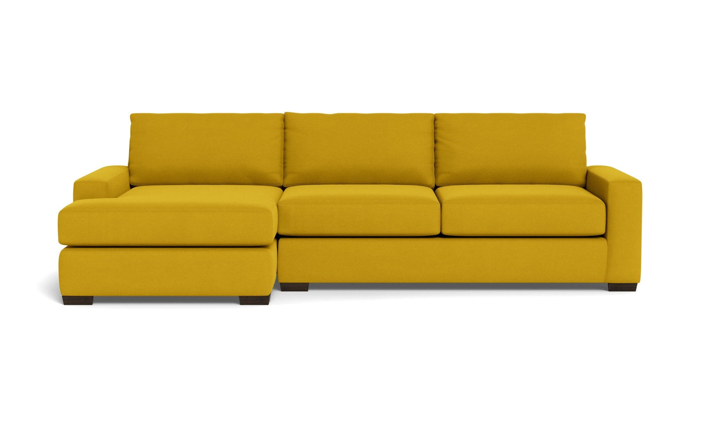 Mas Mesa Left Chaise Sectional - Bella Gold