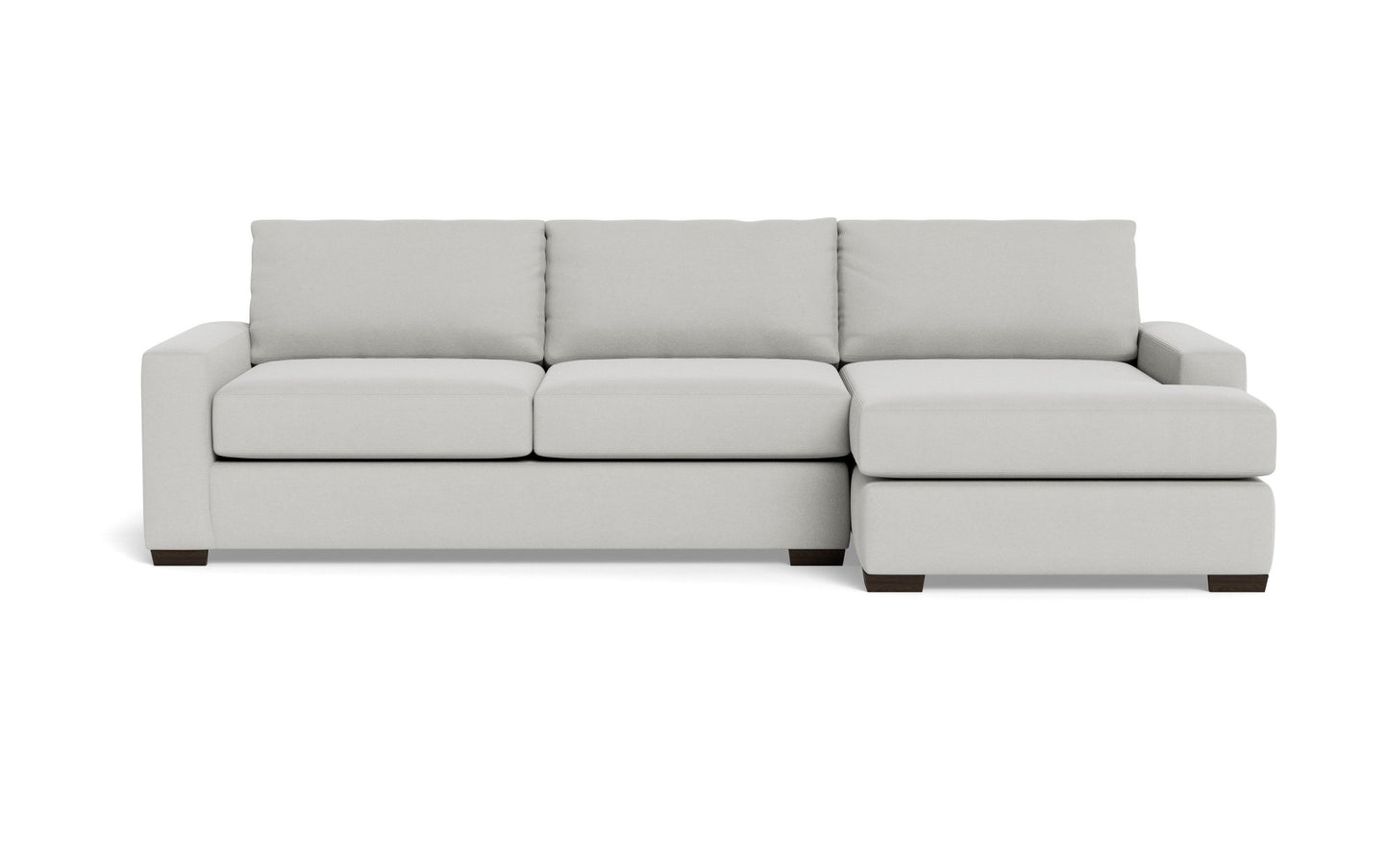 Mas Mesa Right Chaise Sectional - Bella Grey