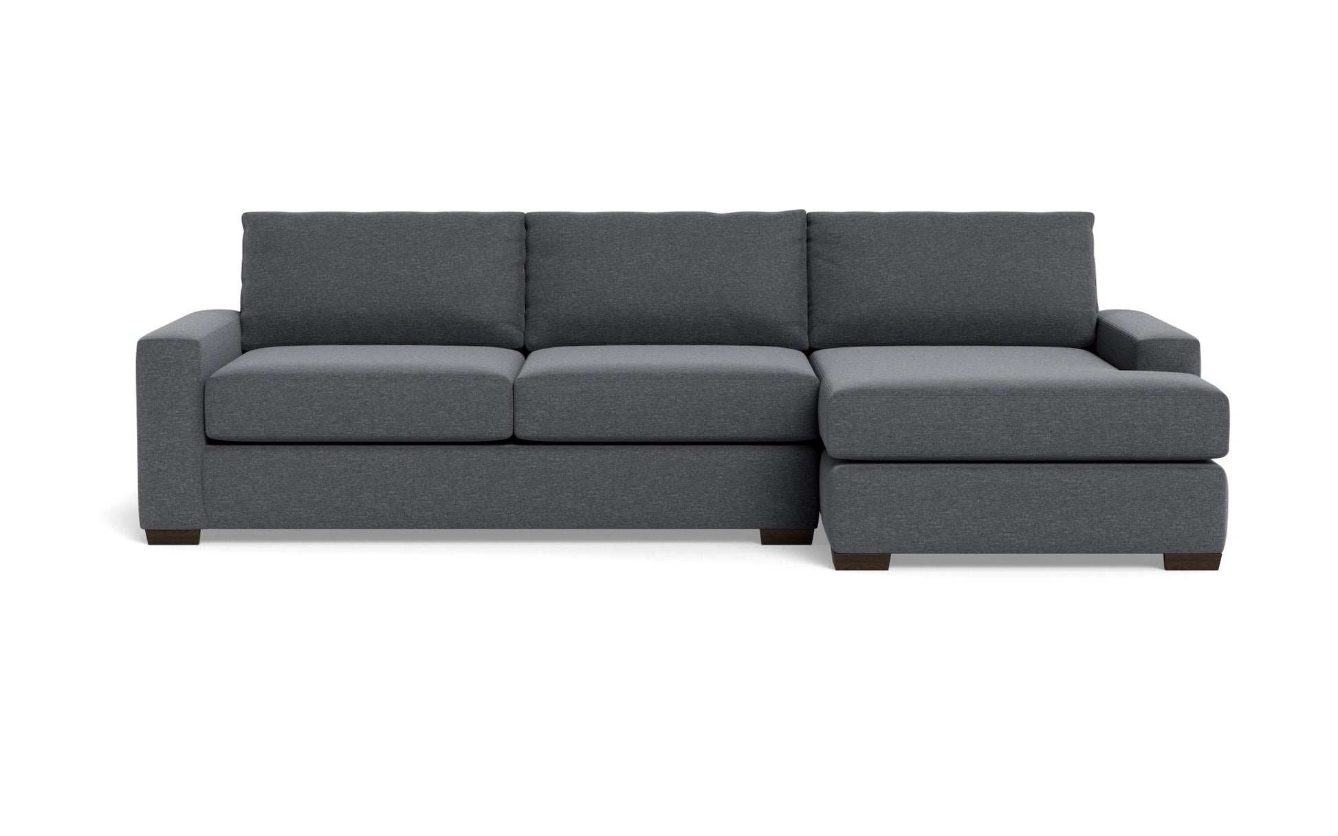 Mas Mesa Right Chaise Sectional - Bennett Charcoal