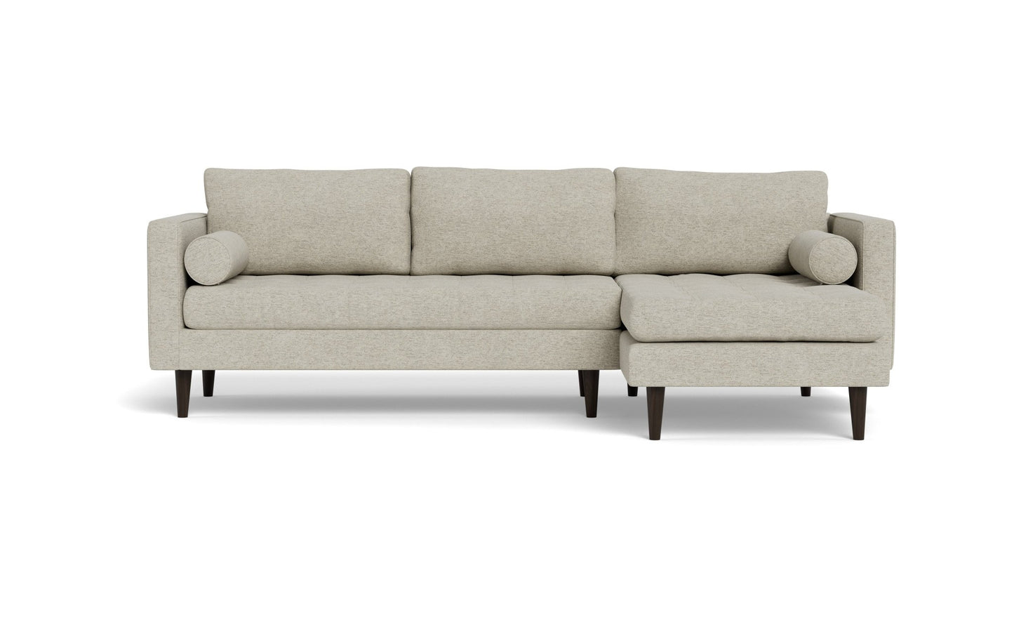Ladybird Right Chaise Sectional - Merit Dove