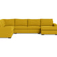 Mesa Corner Sectional w. Right Chaise - Bella Gold