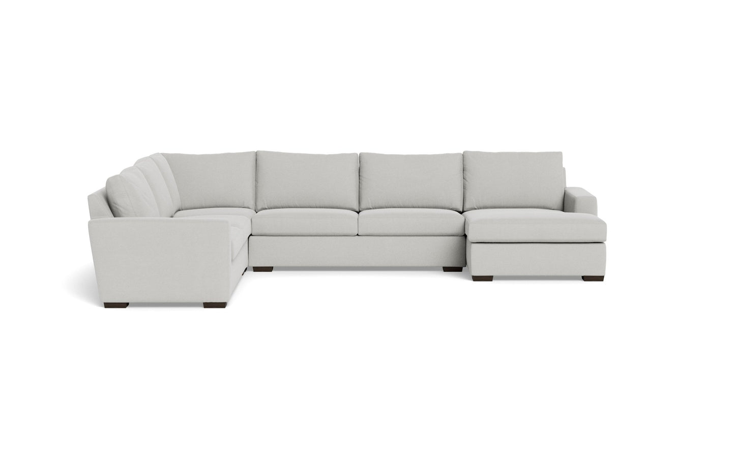 Mesa Corner Sectional w. Right Chaise - Bella Grey
