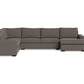 Mesa Corner Sectional w. Right Chaise - Bella Otter