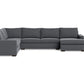 Mesa Corner Sectional w. Right Chaise - Bennett Charcoal