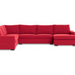 Mesa Corner Sectional w. Right Chaise - Bennett Red