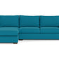 Mesa Left Chaise Sectional - Bella Peacock