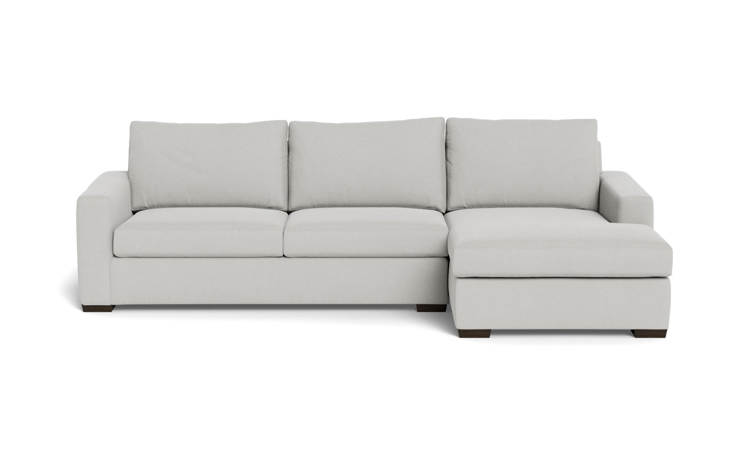 Mesa Right Chaise Sectional - Bella Grey