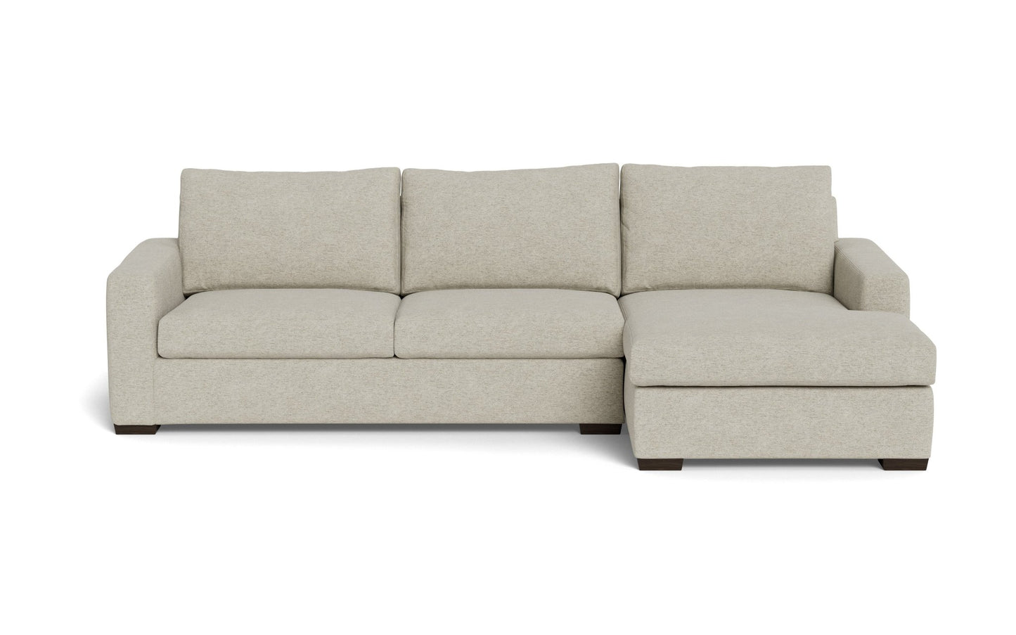 Mesa Right Chaise Sectional - Merit Dove