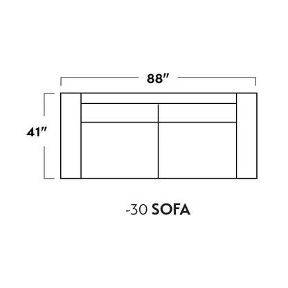 Mesa 88" Sofa - Merit Dove