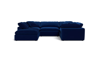 Fluffy 6 Piece Sectional W/Ottoman