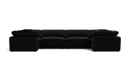 Fluffy 4 Corner U Sectional