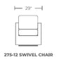 Crestview Swivel Arm Chair