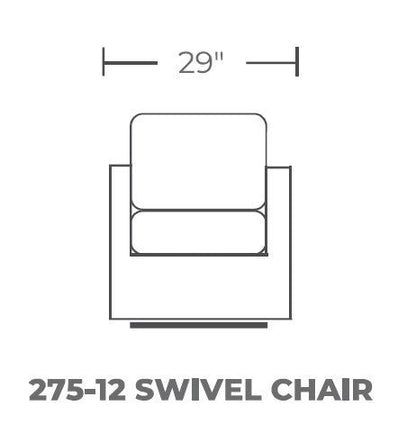 Crestview Swivel Arm Chair