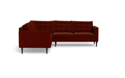 Wallace 102" Corner Sectional - Superb Rust