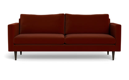 Wallace 85" Untufted Sofa - Superb Rust