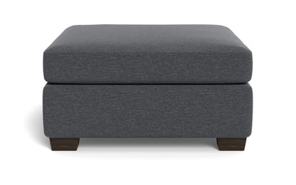 Track Cocktail Ottoman - Bennett Charcoal