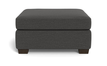 Track Cocktail Ottoman - Curious Charcoal