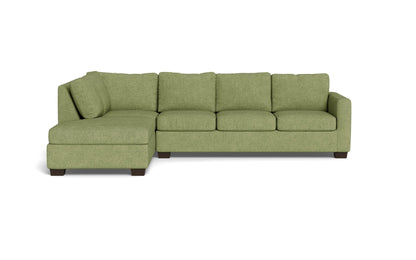 Track 121" Left Chaise Sleeper Sectional - ELLIOT CELADON