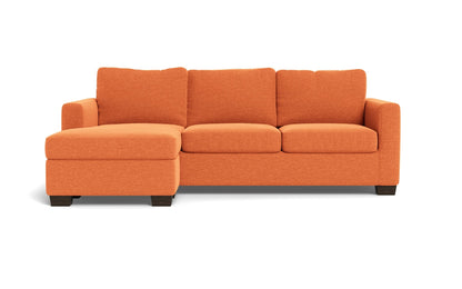 Track 87" Reversible Sofa Chaise - Bennett Orangeade