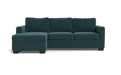 Track 87" Reversible Sofa Chaise - Elliot Teal